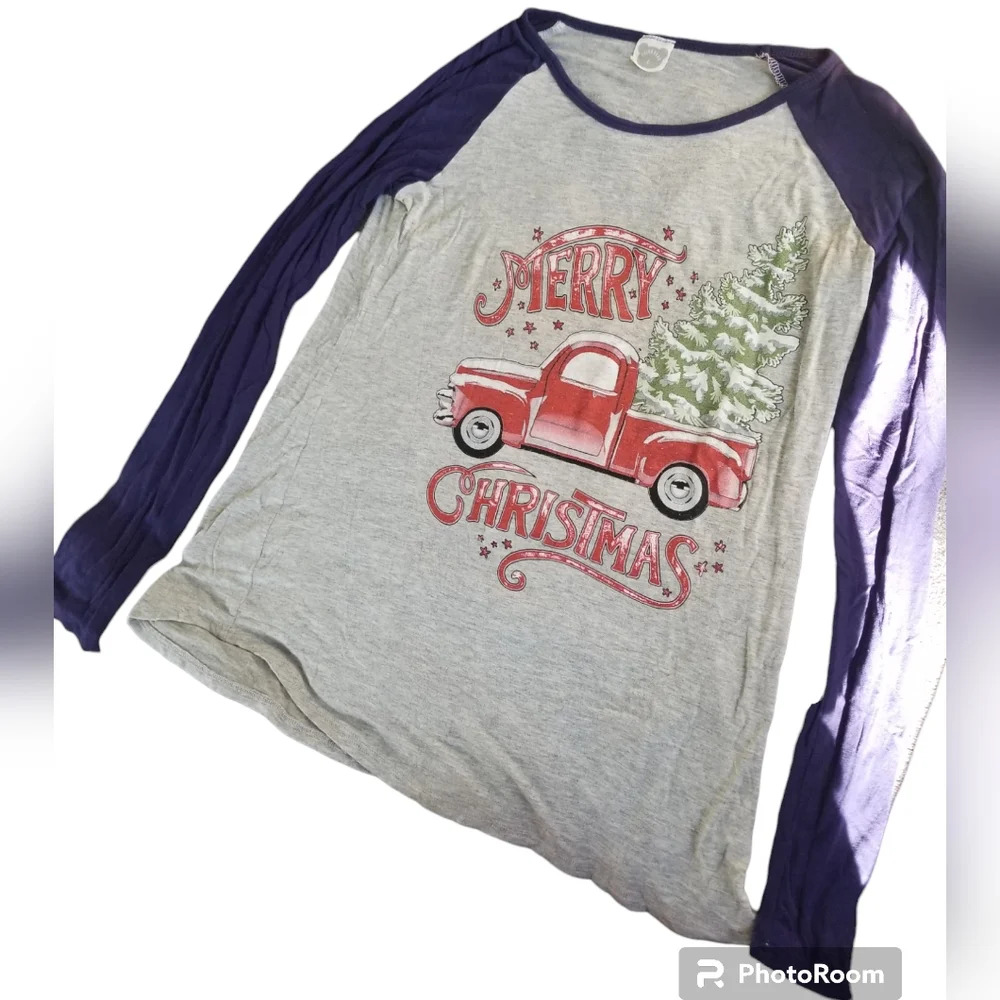 Color Bear Merry Christmas Long Sleeve TShirt